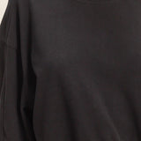 Ribbed Casual Pullover - Black-Casual Tops- Hometown Style HTS, women's in store and online boutique located in Ingersoll, Ontario