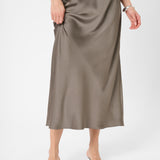 Lotte Skirt - Morel-skirt- Hometown Style HTS, women's in store and online boutique located in Ingersoll, Ontario
