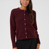 Niel Cardigan - Wine-cardigan- Hometown Style HTS, women's in store and online boutique located in Ingersoll, Ontario