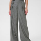 Ellie Wide Pant - Grey-Pants- Hometown Style HTS, women's in store and online boutique located in Ingersoll, Ontario