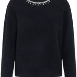 Roxy Pullover - Black-Sweater- Hometown Style HTS, women's in store and online boutique located in Ingersoll, Ontario