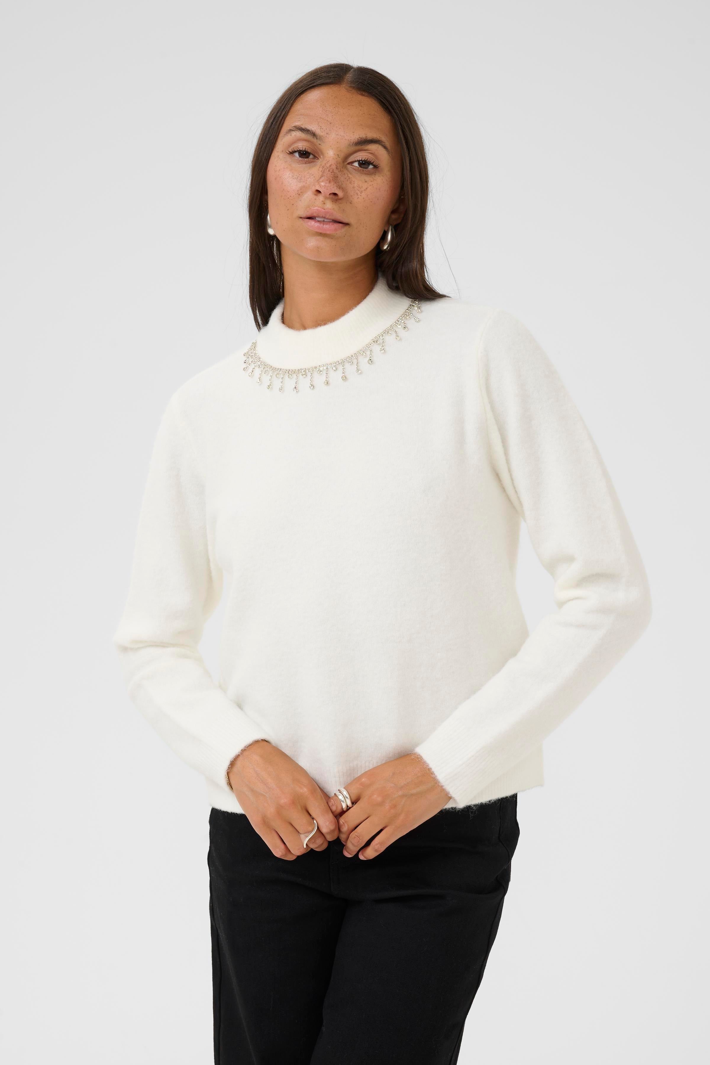 Roxy Pullover - Chalk-Sweater- Hometown Style HTS, women's in store and online boutique located in Ingersoll, Ontario