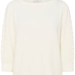 Betty Pullover - Chalk-Sweater- Hometown Style HTS, women's in store and online boutique located in Ingersoll, Ontario