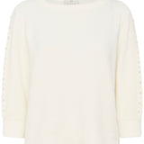 Betty Pullover - Chalk-Sweater- Hometown Style HTS, women's in store and online boutique located in Ingersoll, Ontario