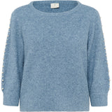 Betty Pullover - Windward Blue-Sweater- Hometown Style HTS, women's in store and online boutique located in Ingersoll, Ontario