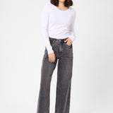 Meadow HW Reg Fit Jeans- Grey Vintage-Denim- Hometown Style HTS, women's in store and online boutique located in Ingersoll, Ontario