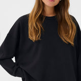 Annika Pullover - Deep Black-Casual Tops- Hometown Style HTS, women's in store and online boutique located in Ingersoll, Ontario