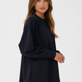 Annika Pullover - Deep Black-Casual Tops- Hometown Style HTS, women's in store and online boutique located in Ingersoll, Ontario