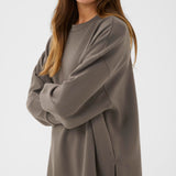 Annika Pullover - Morel-Casual Tops- Hometown Style HTS, women's in store and online boutique located in Ingersoll, Ontario