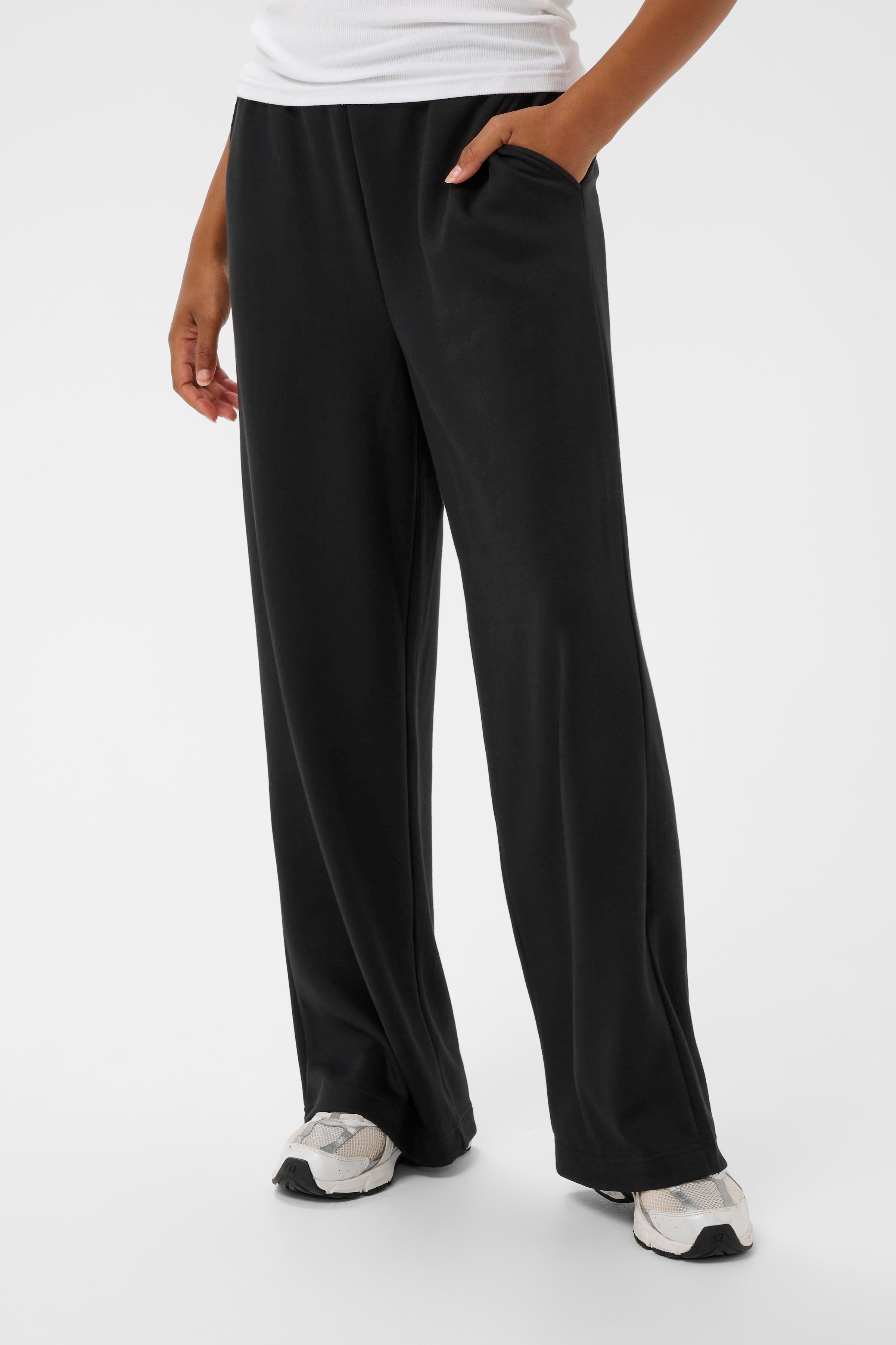 Annika Trousers - Deep Black-Pants- Hometown Style HTS, women's in store and online boutique located in Ingersoll, Ontario