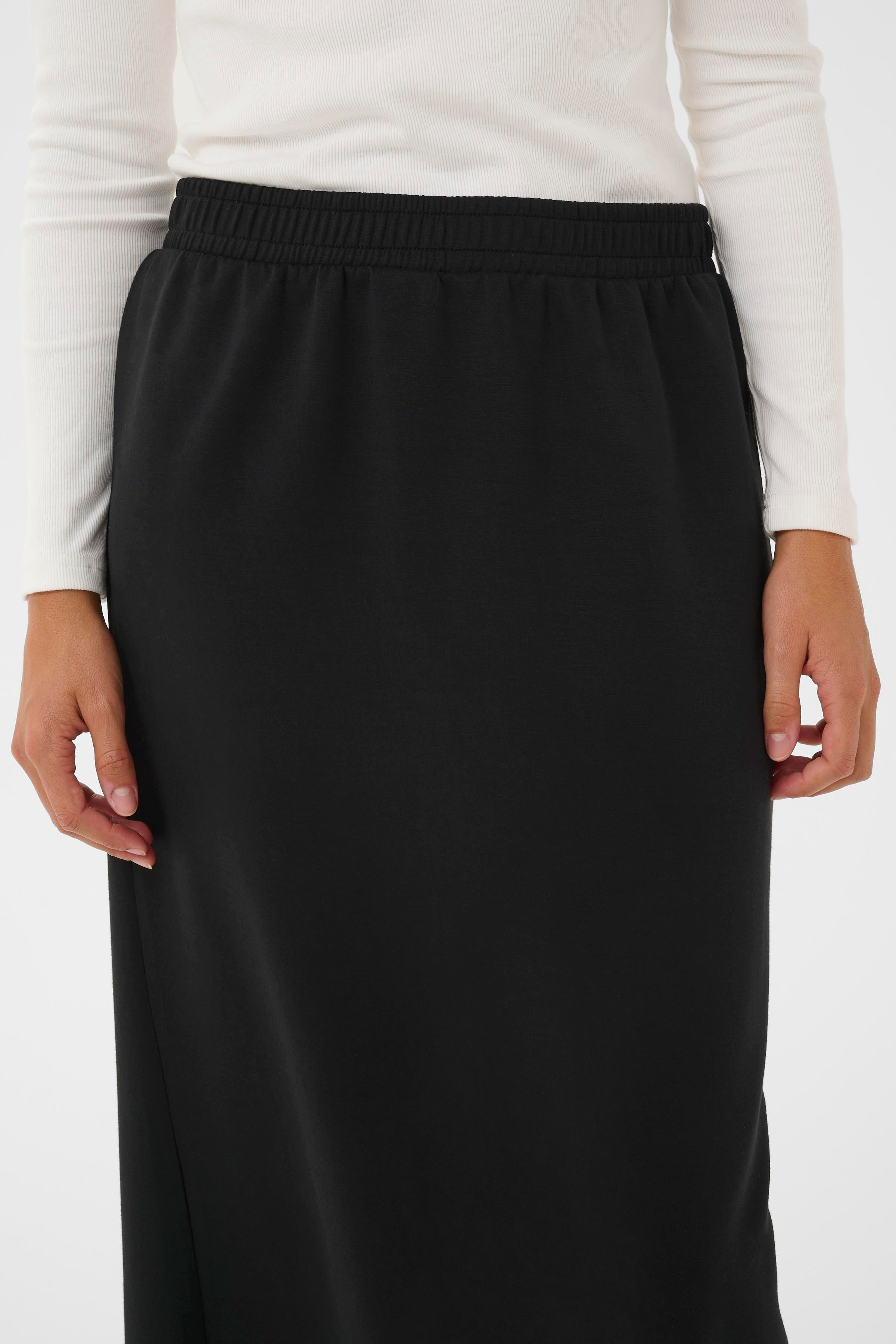 Annika Skirt - Deep Black-skirt- Hometown Style HTS, women's in store and online boutique located in Ingersoll, Ontario