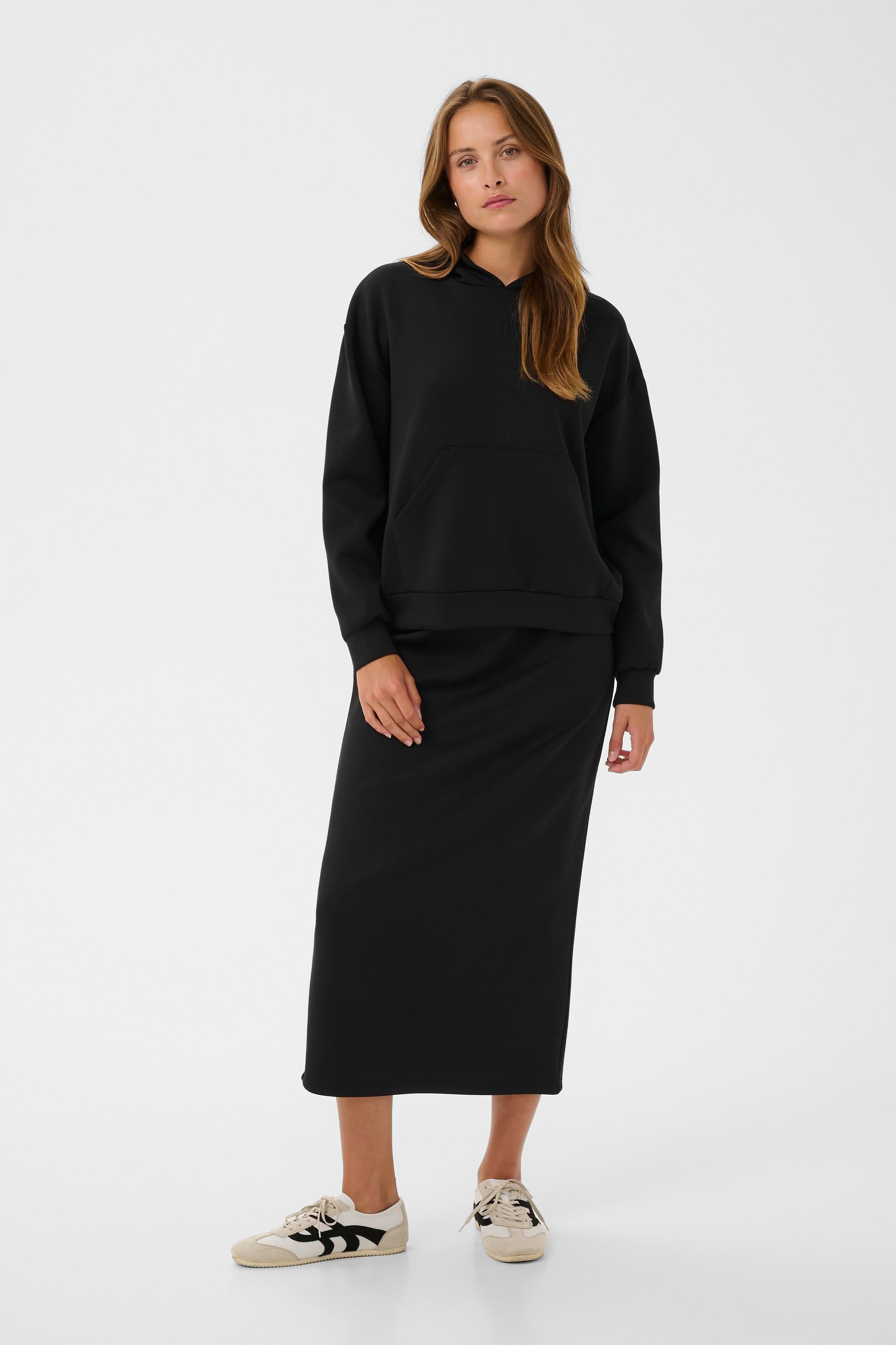 Annika Skirt - Deep Black-skirt- Hometown Style HTS, women's in store and online boutique located in Ingersoll, Ontario