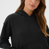 Annika Hooded Sweatshirt - Deep Black-Casual Tops- Hometown Style HTS, women's in store and online boutique located in Ingersoll, Ontario
