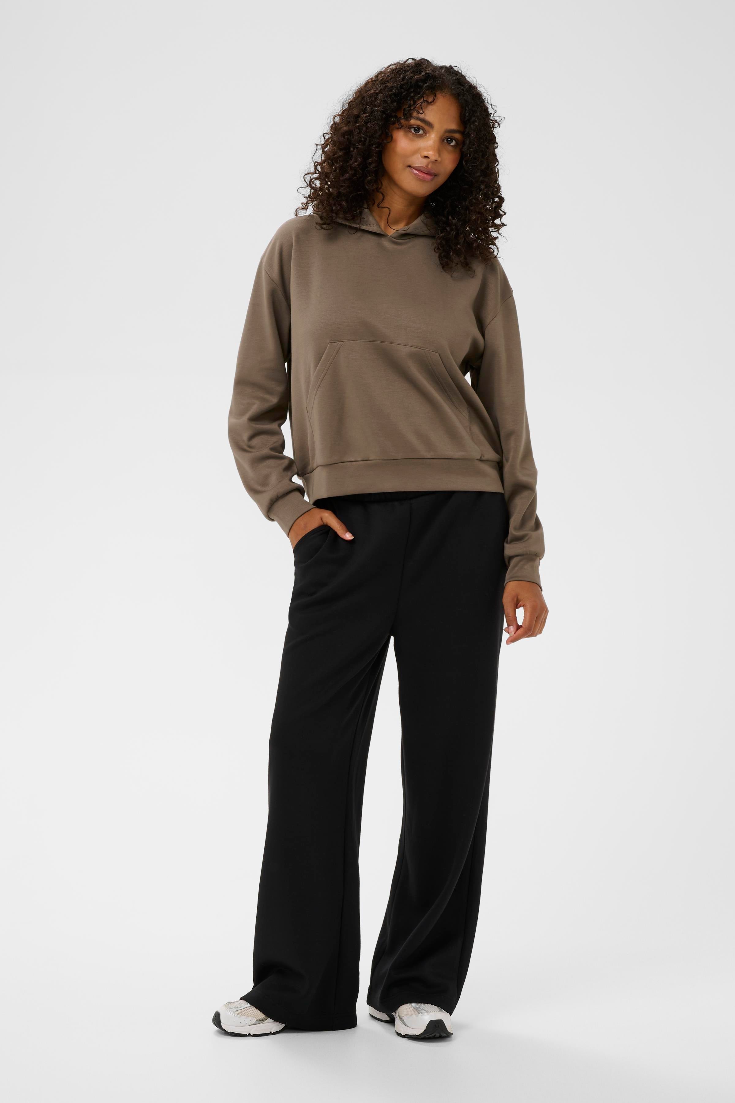Annika Hooded Sweatshirt - Morel-Casual Tops- Hometown Style HTS, women's in store and online boutique located in Ingersoll, Ontario