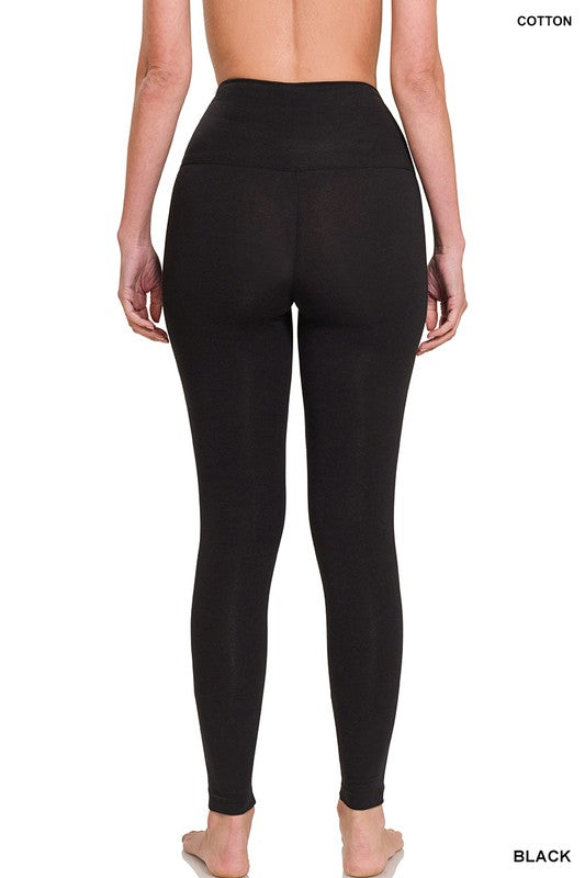 Leggings - Black-leggings- Hometown Style HTS, women's in store and online boutique located in Ingersoll, Ontario