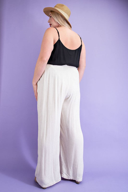 Linen Pants-Pants- Hometown Style HTS, women's in store and online boutique located in Ingersoll, Ontario