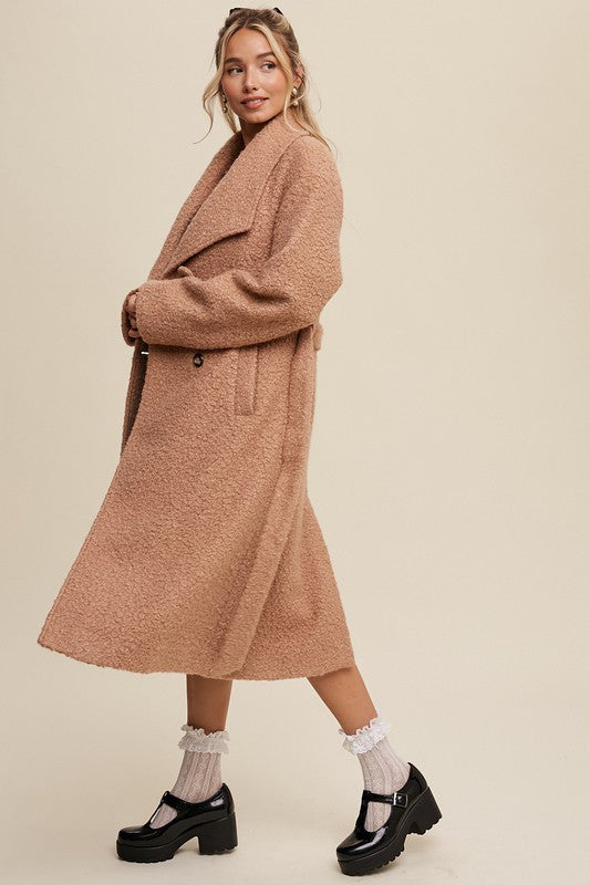 Teddy Trench - Camel-Coats & Jackets- Hometown Style HTS, women's in store and online boutique located in Ingersoll, Ontario