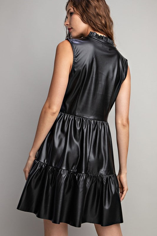 Sleeveless Mini Dress-Dress- Hometown Style HTS, women's in store and online boutique located in Ingersoll, Ontario