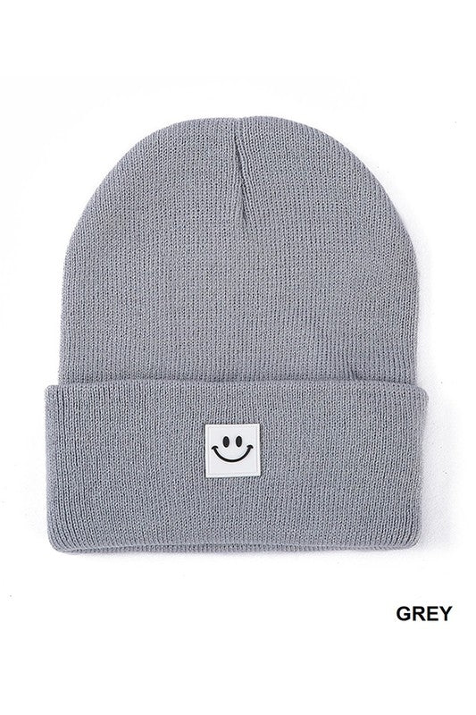 Smiley Beanie- Hometown Style HTS, women's in store and online boutique located in Ingersoll, Ontario