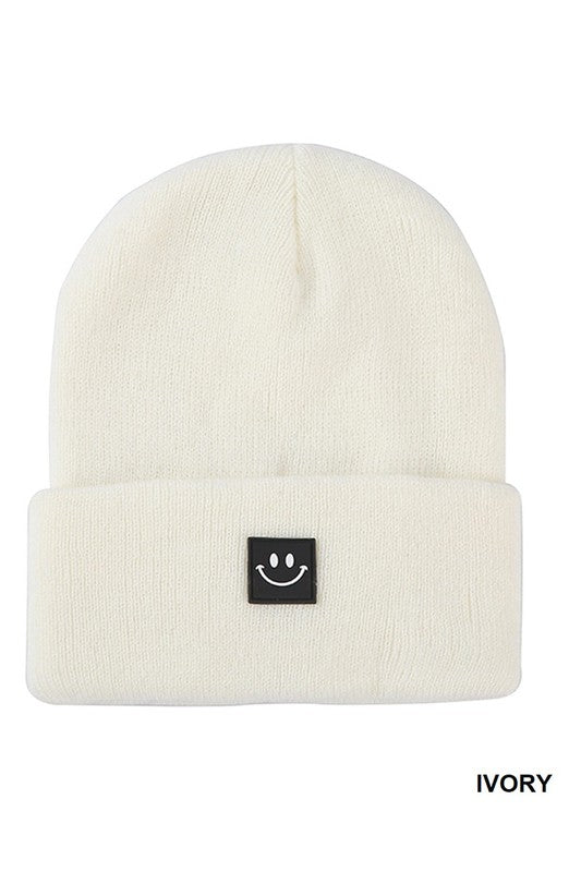 Smiley Beanie- Hometown Style HTS, women's in store and online boutique located in Ingersoll, Ontario