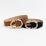Double C Shaped Buckle Belt-belt- Hometown Style HTS, women's in store and online boutique located in Ingersoll, Ontario
