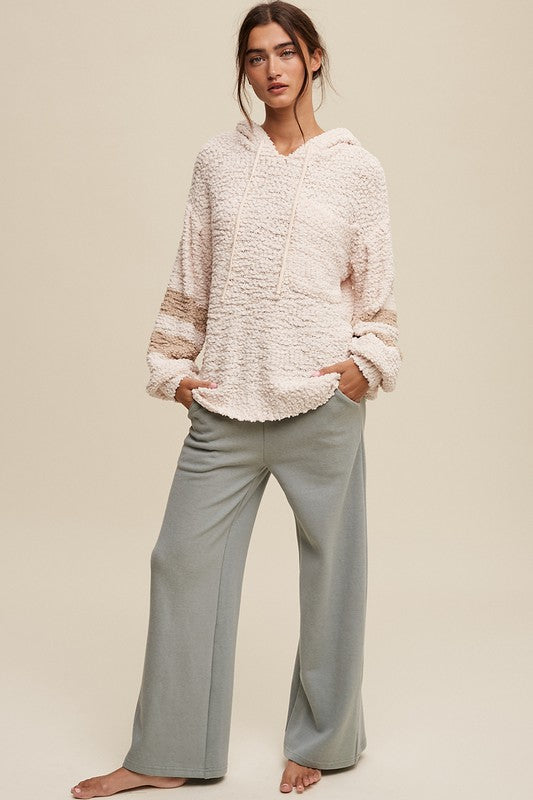 Popcorn Hoodie Sweater - Blush-Sweater- Hometown Style HTS, women's in store and online boutique located in Ingersoll, Ontario