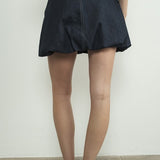 Denim Bubble Mini Skirt-Skirt- Hometown Style HTS, women's in store and online boutique located in Ingersoll, Ontario