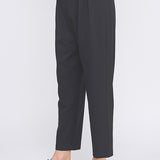 Woven Tapered Pants - Black-dress pants- Hometown Style HTS, women's in store and online boutique located in Ingersoll, Ontario