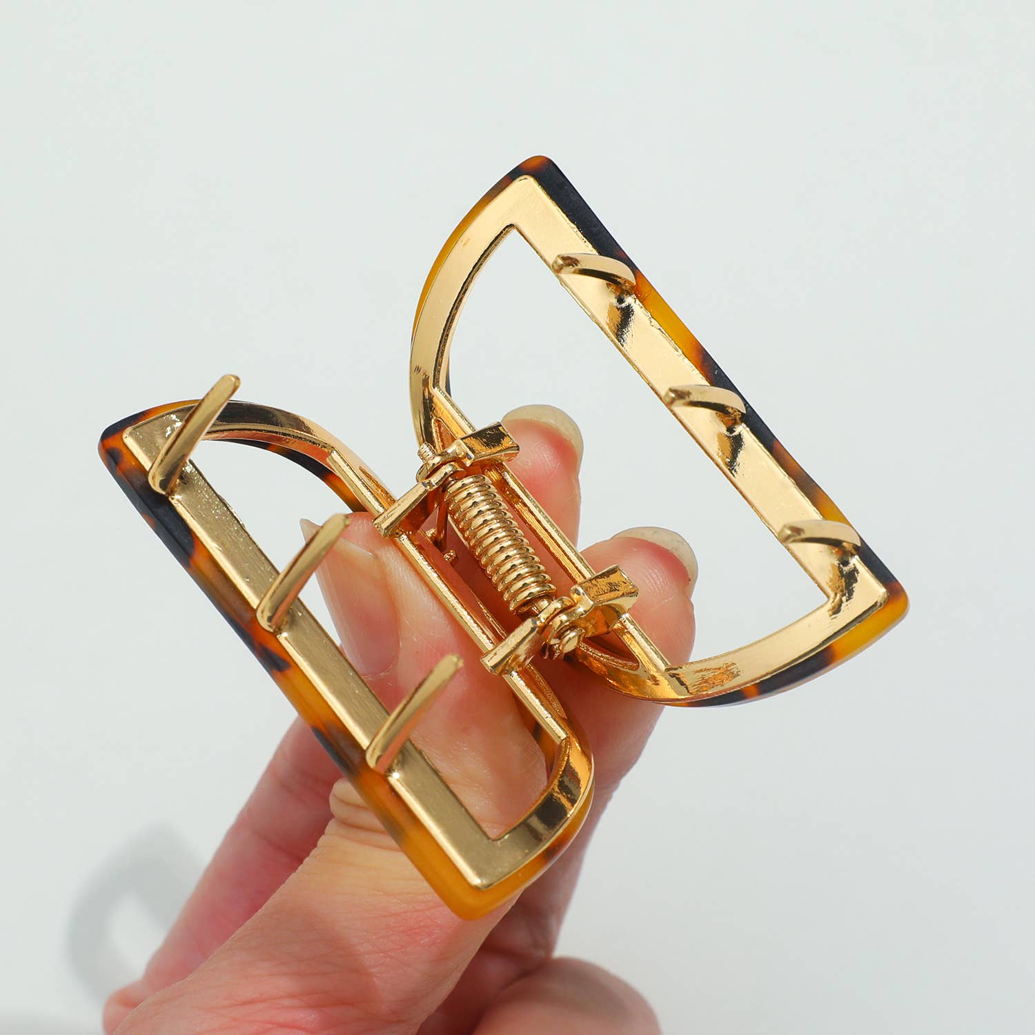 Classic Small Half Moon Metal Claw Clip-hair accessories- Hometown Style HTS, women's in store and online boutique located in Ingersoll, Ontario