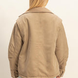 Puffer Barn Jacket - Olive-Coat & Jackets- Hometown Style HTS, women's in store and online boutique located in Ingersoll, Ontario