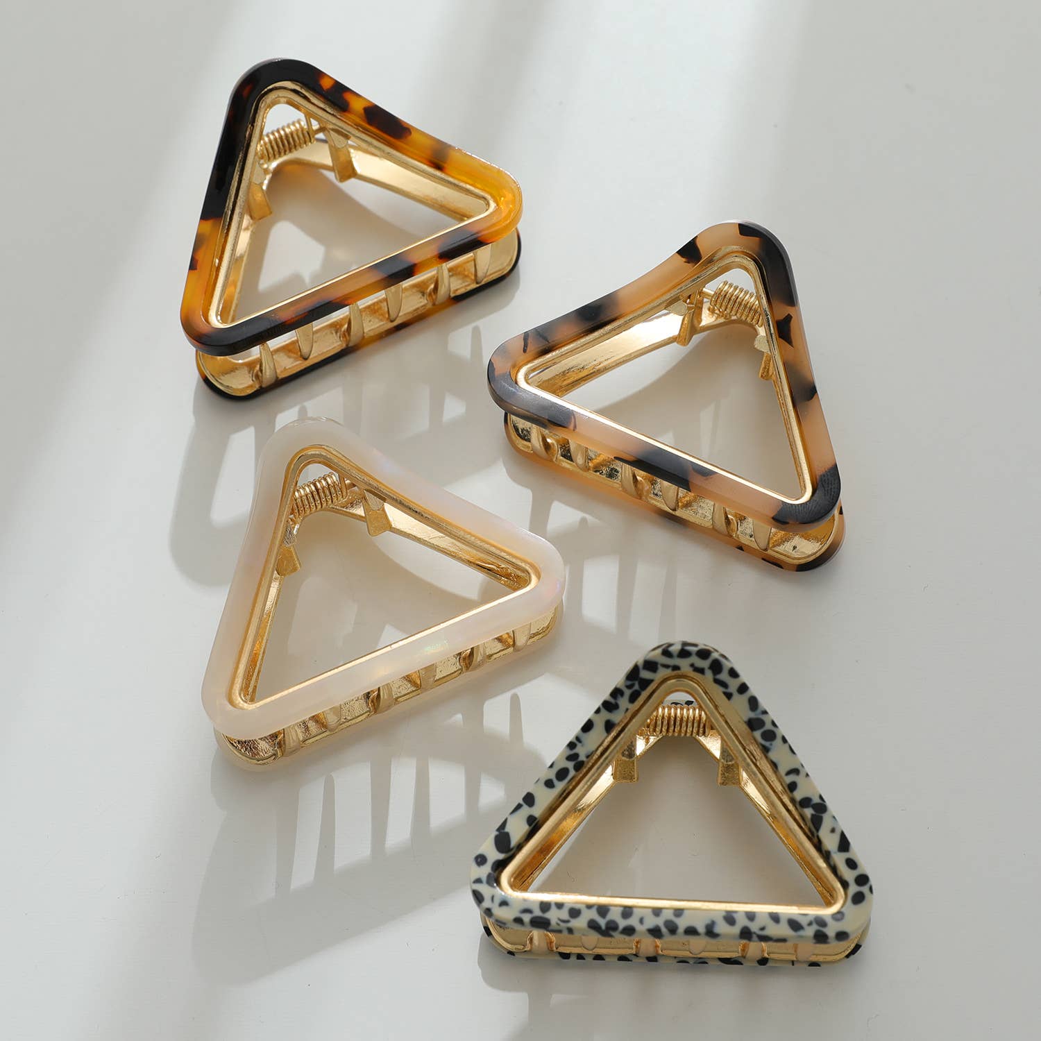 Small Classic Triangle Metal Claw Clip-hair accessories- Hometown Style HTS, women's in store and online boutique located in Ingersoll, Ontario