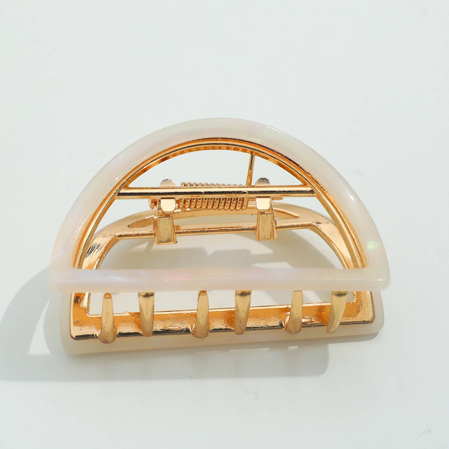 Classic Small Half Moon Metal Claw Clip-hair accessories- Hometown Style HTS, women's in store and online boutique located in Ingersoll, Ontario