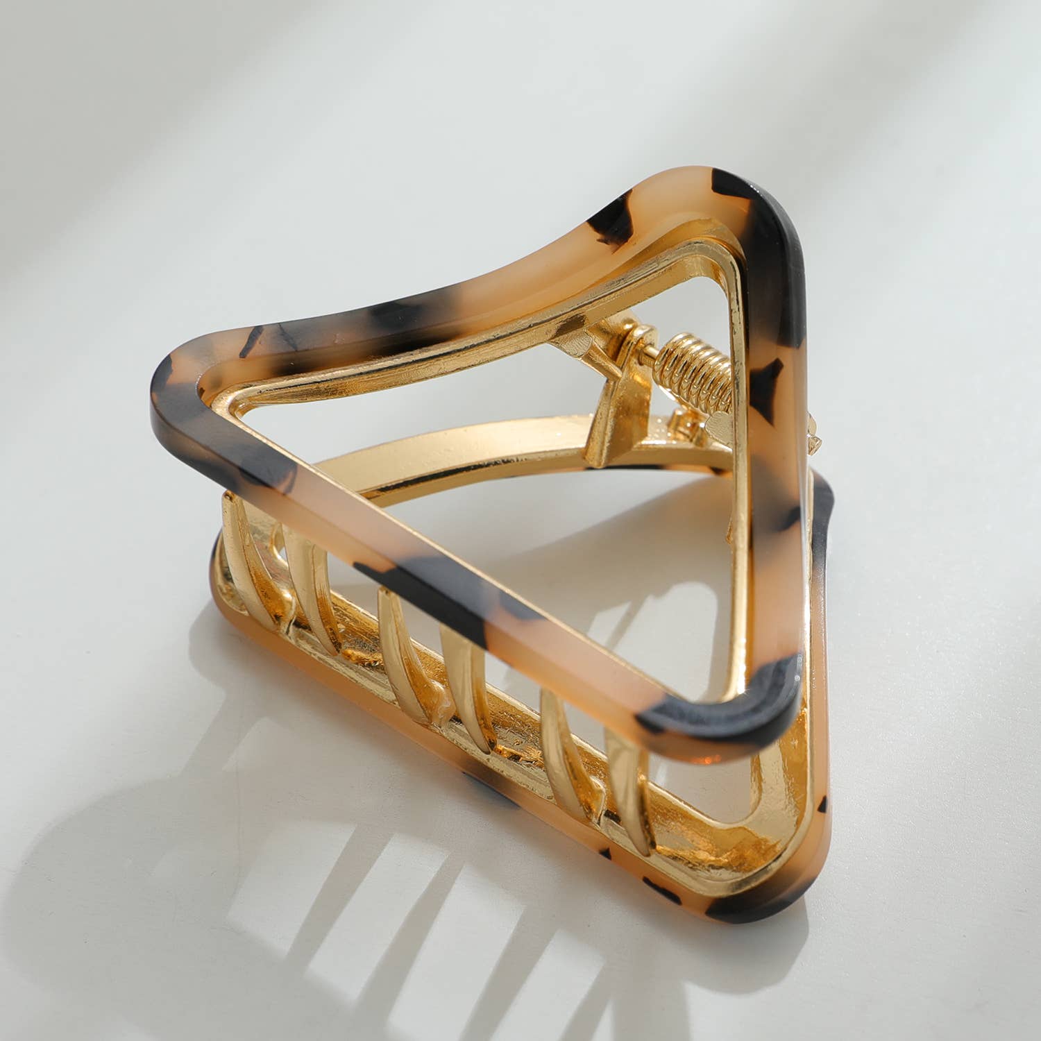 Small Classic Triangle Metal Claw Clip-hair accessories- Hometown Style HTS, women's in store and online boutique located in Ingersoll, Ontario