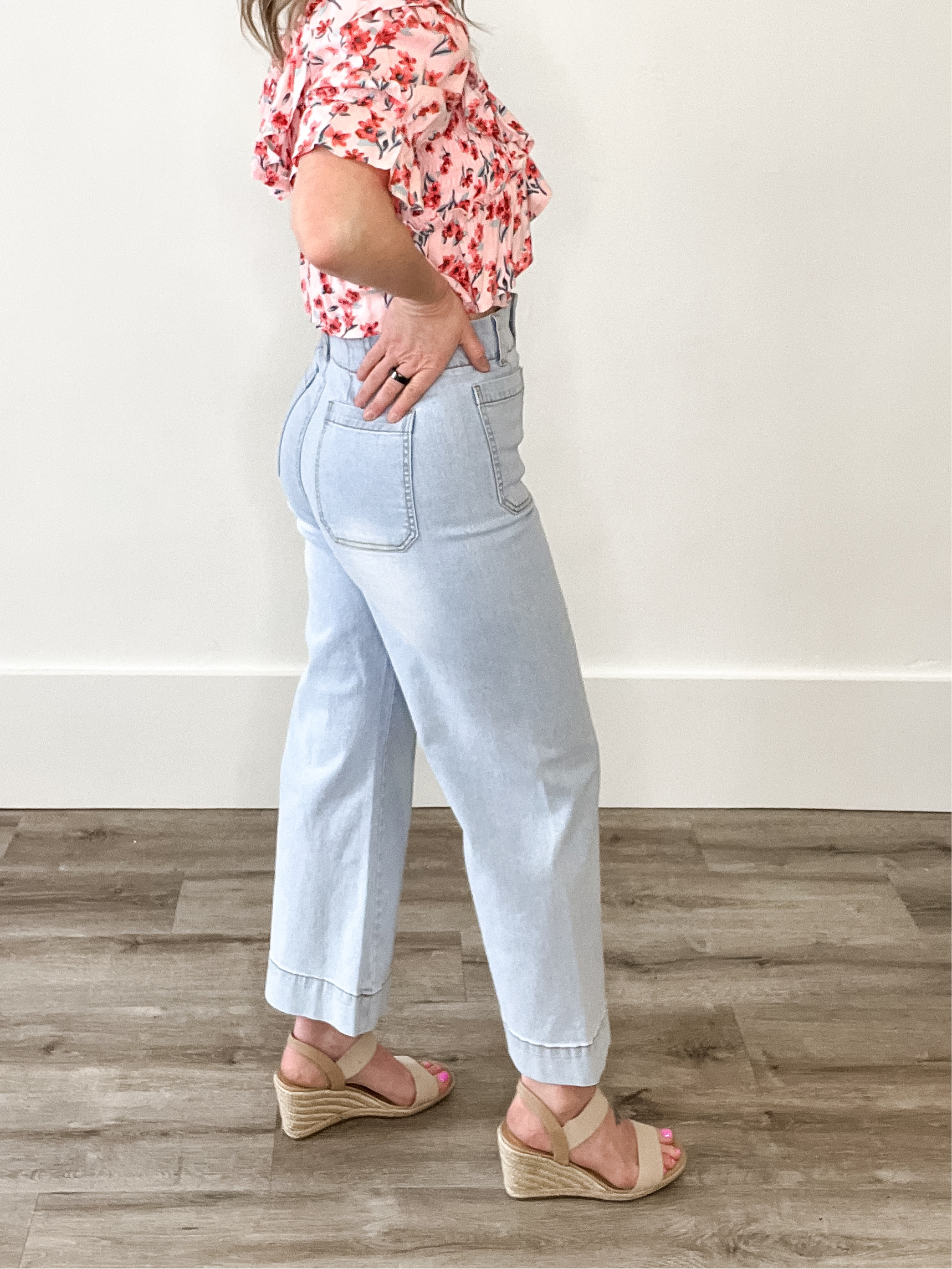 Soft Washed Wide Leg Pants - Denim-Pants- Hometown Style HTS, women's in store and online boutique located in Ingersoll, Ontario