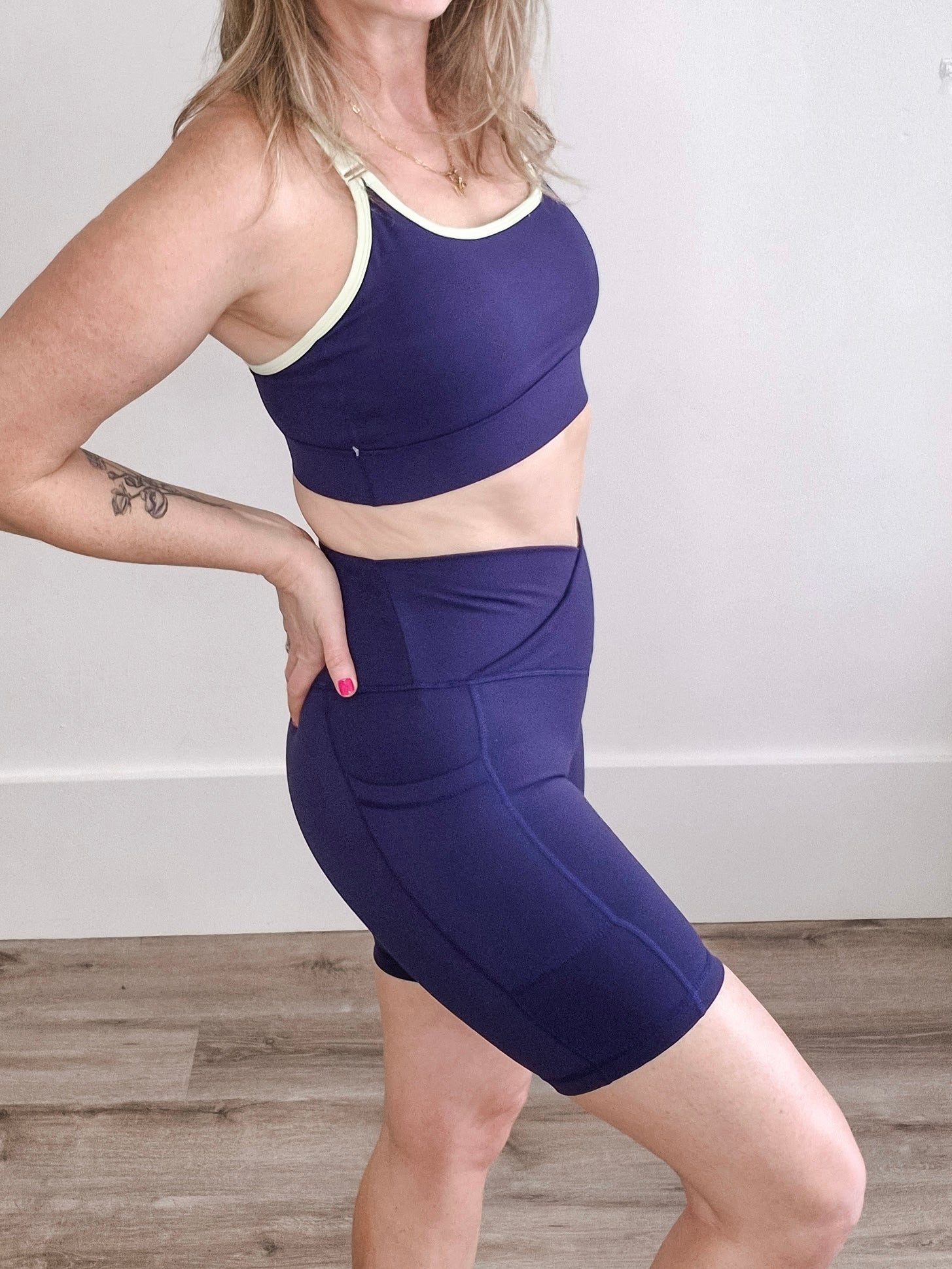Bestie 6" Biker Short - Eclipse-Shorts- Hometown Style HTS, women's in store and online boutique located in Ingersoll, Ontario
