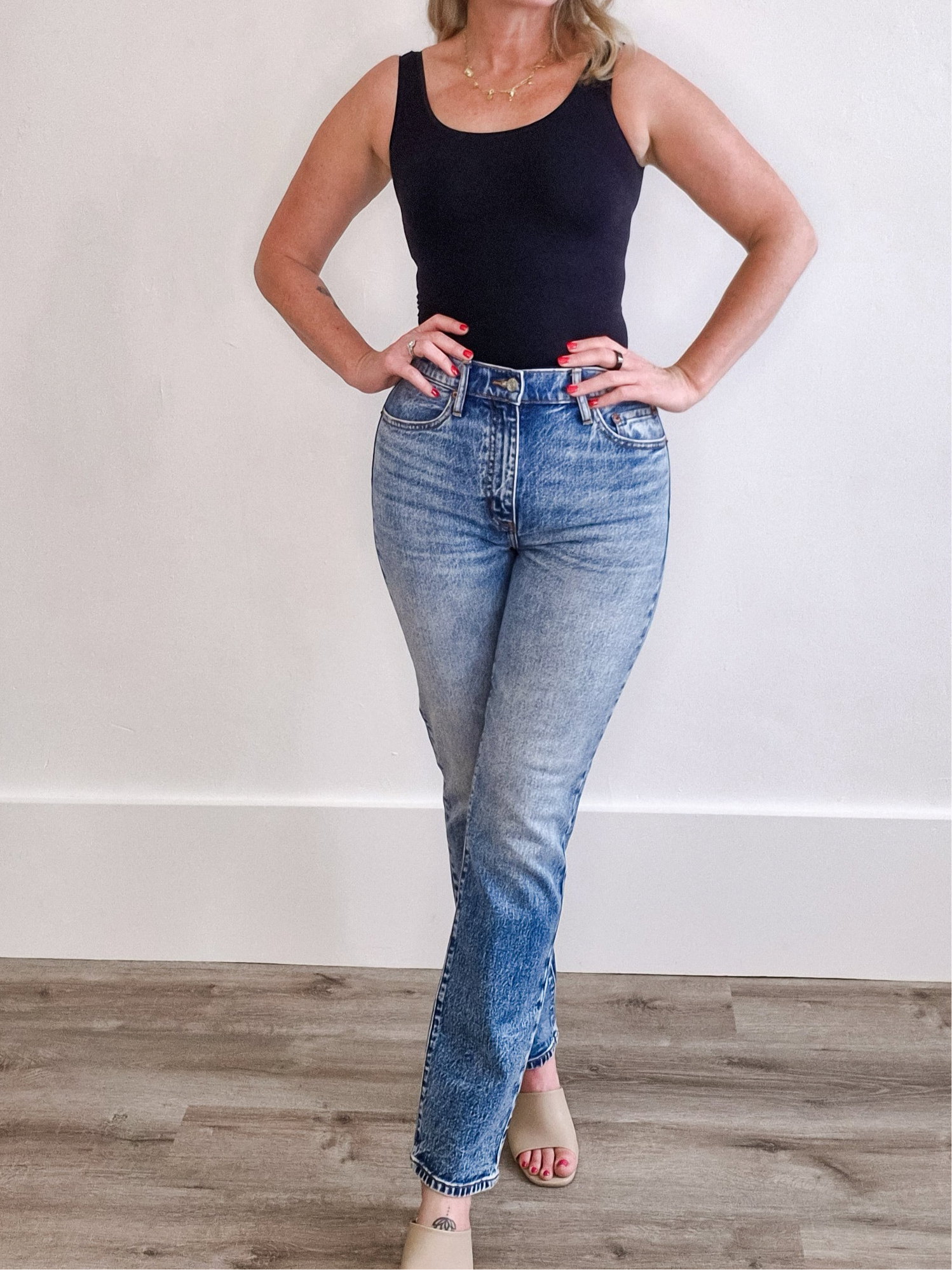 Daze - High Rise Slim Straight-Denim- Hometown Style HTS, women's in store and online boutique located in Ingersoll, Ontario