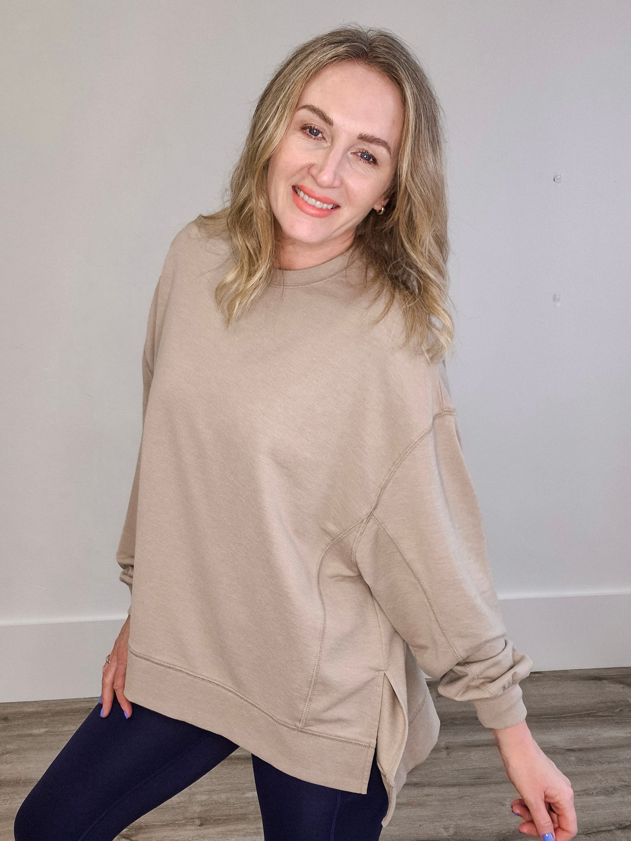 Modern Weekender - Retreat-Sweater- Hometown Style HTS, women's in store and online boutique located in Ingersoll, Ontario