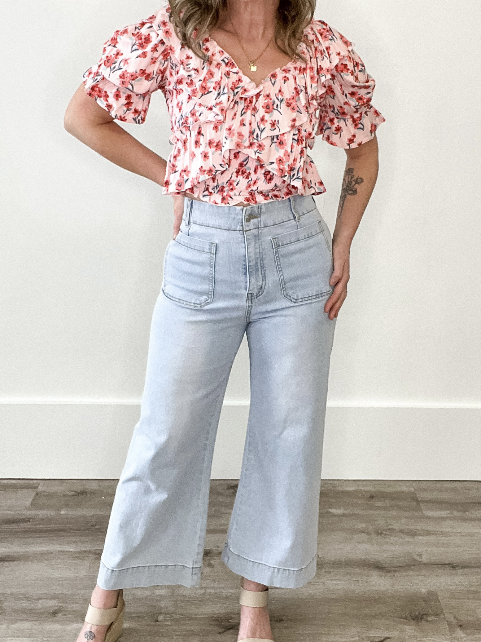 Soft Washed Wide Leg Pants - Denim-Pants- Hometown Style HTS, women's in store and online boutique located in Ingersoll, Ontario