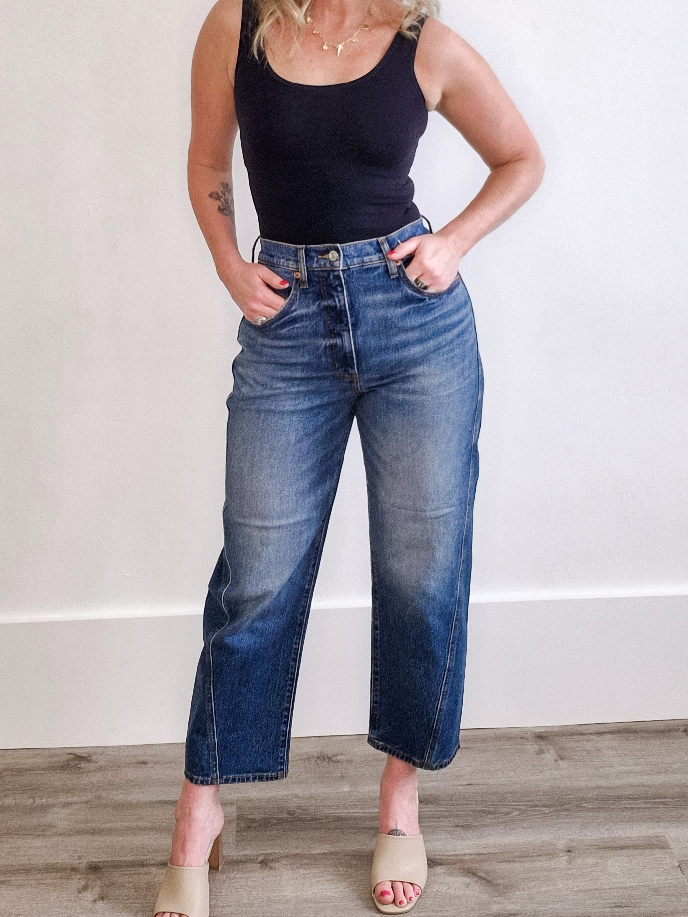 DAZE - Westward Barrel Leg-Denim- Hometown Style HTS, women's in store and online boutique located in Ingersoll, Ontario