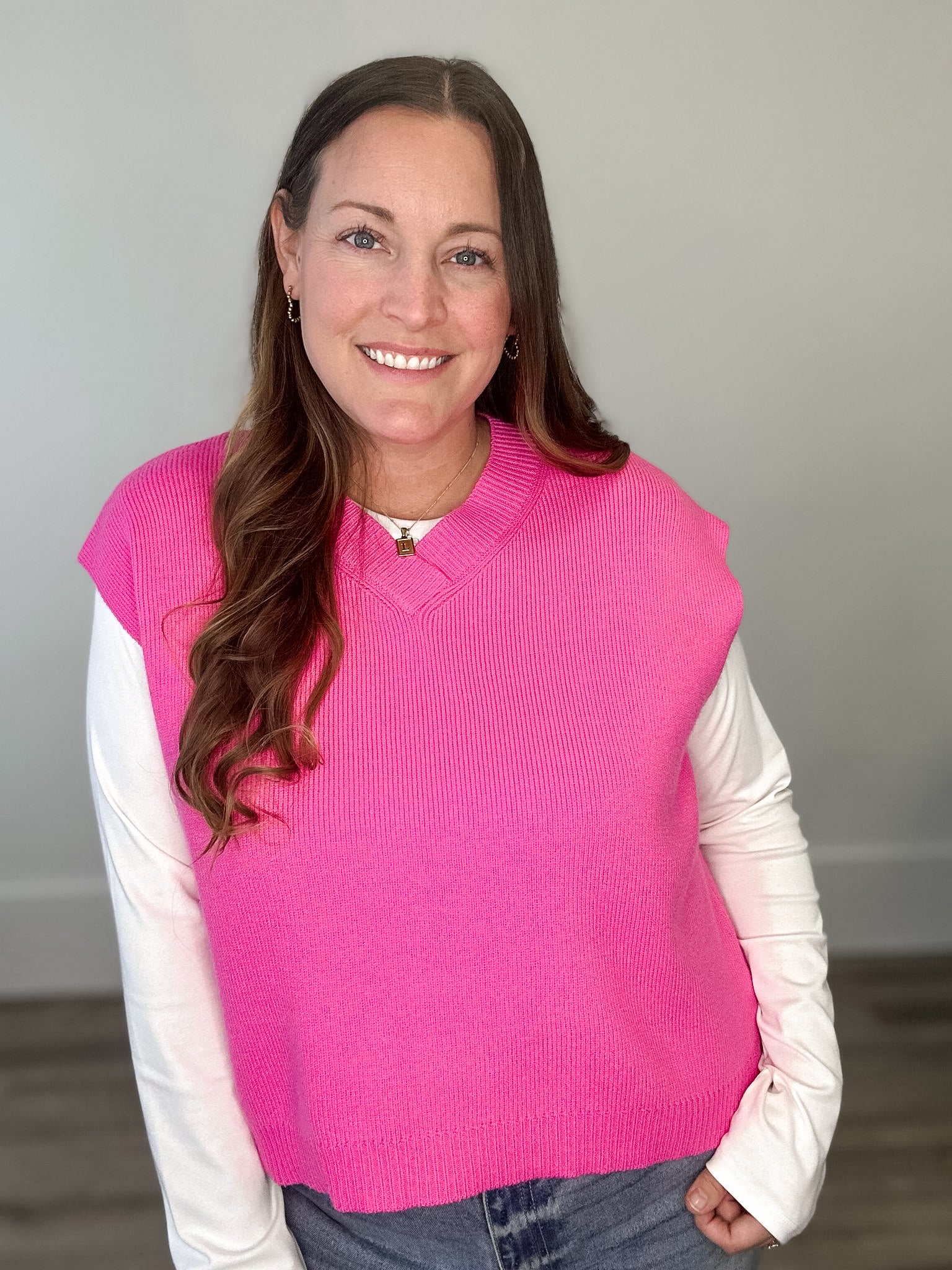 Sweater Vest - Punch-Tops- Hometown Style HTS, women's in store and online boutique located in Ingersoll, Ontario