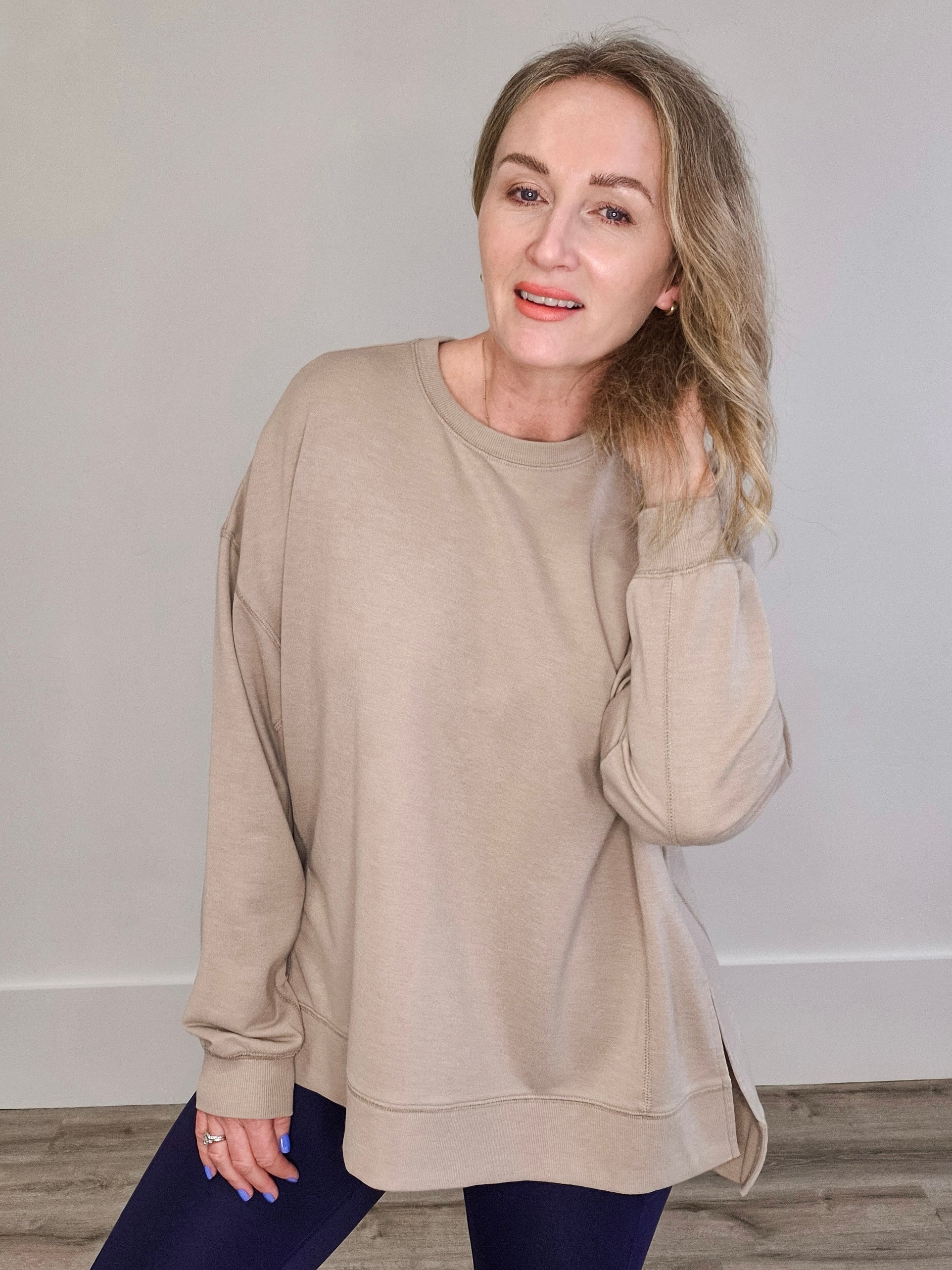 Modern Weekender - Retreat-Sweater- Hometown Style HTS, women's in store and online boutique located in Ingersoll, Ontario