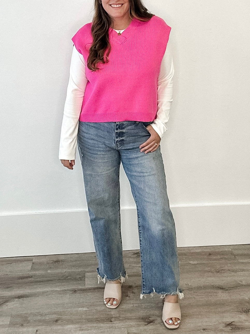 High Rise Slim Wide Leg-denim- Hometown Style HTS, women's in store and online boutique located in Ingersoll, Ontario