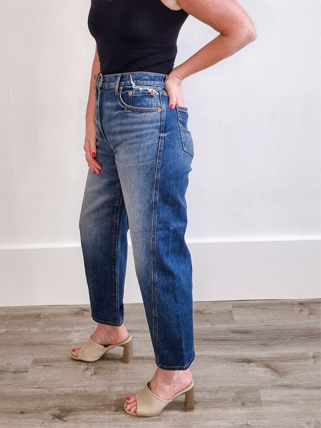 DAZE - Westward Barrel Leg-Denim- Hometown Style HTS, women's in store and online boutique located in Ingersoll, Ontario