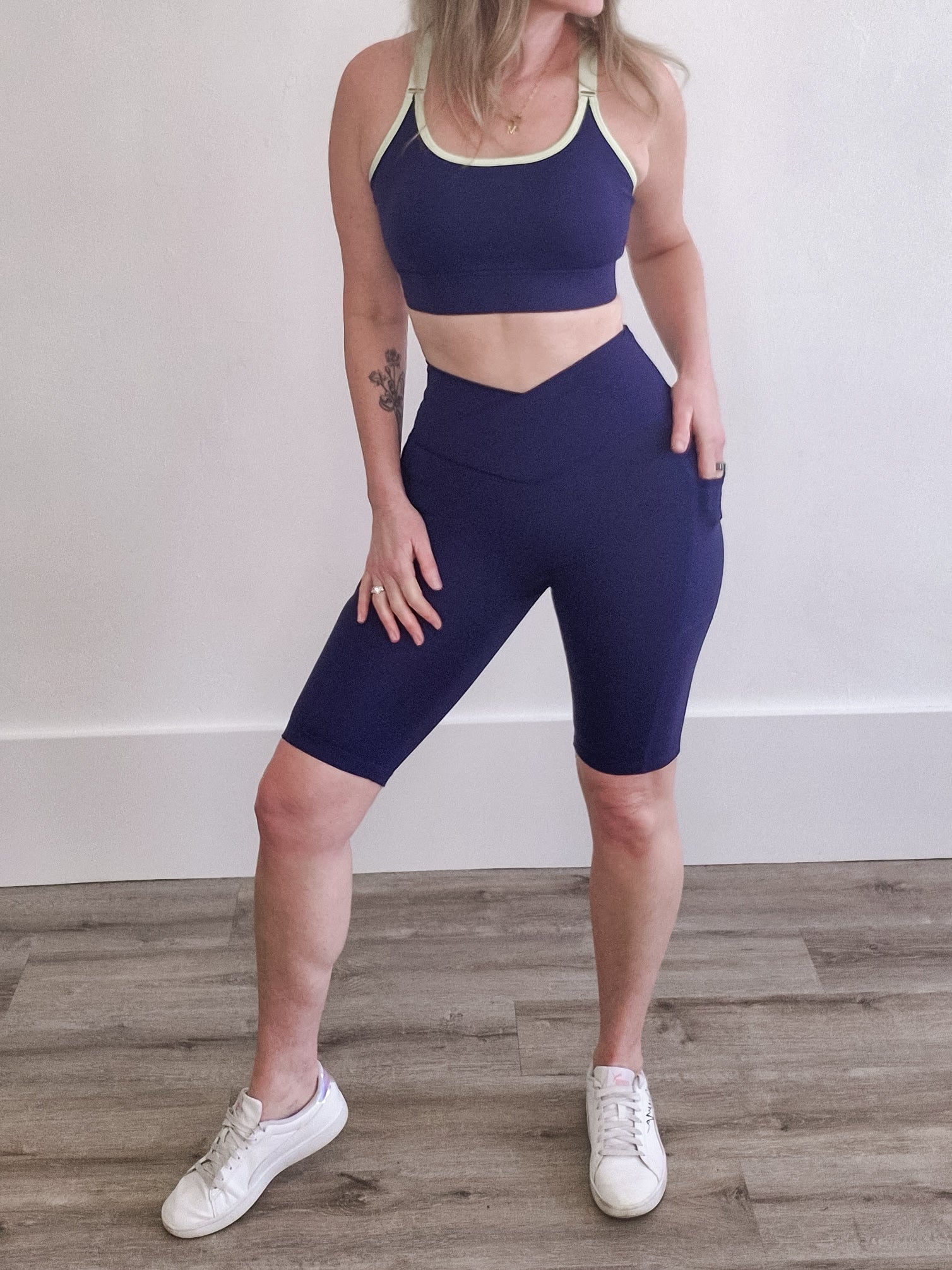 Bestie 10" Biker Short - Eclipse-Shorts- Hometown Style HTS, women's in store and online boutique located in Ingersoll, Ontario