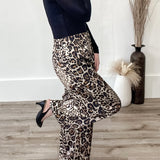 Animal Print Satin Pants-Pants- Hometown Style HTS, women's in store and online boutique located in Ingersoll, Ontario