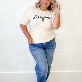 Bonjour Sweater - Cream-sweater- Hometown Style HTS, women's in store and online boutique located in Ingersoll, Ontario