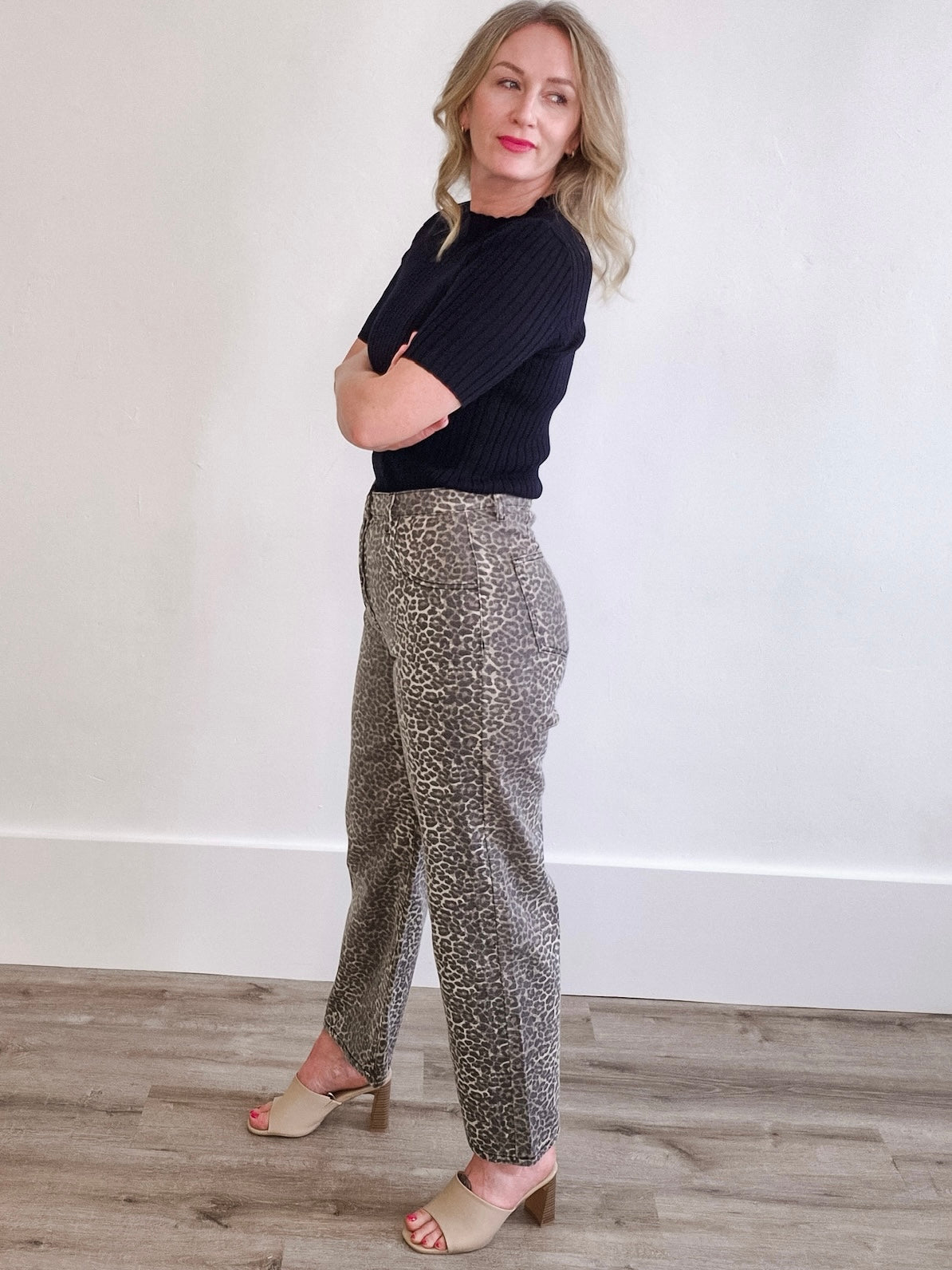 Leopard Print Pants-Pants- Hometown Style HTS, women's in store and online boutique located in Ingersoll, Ontario