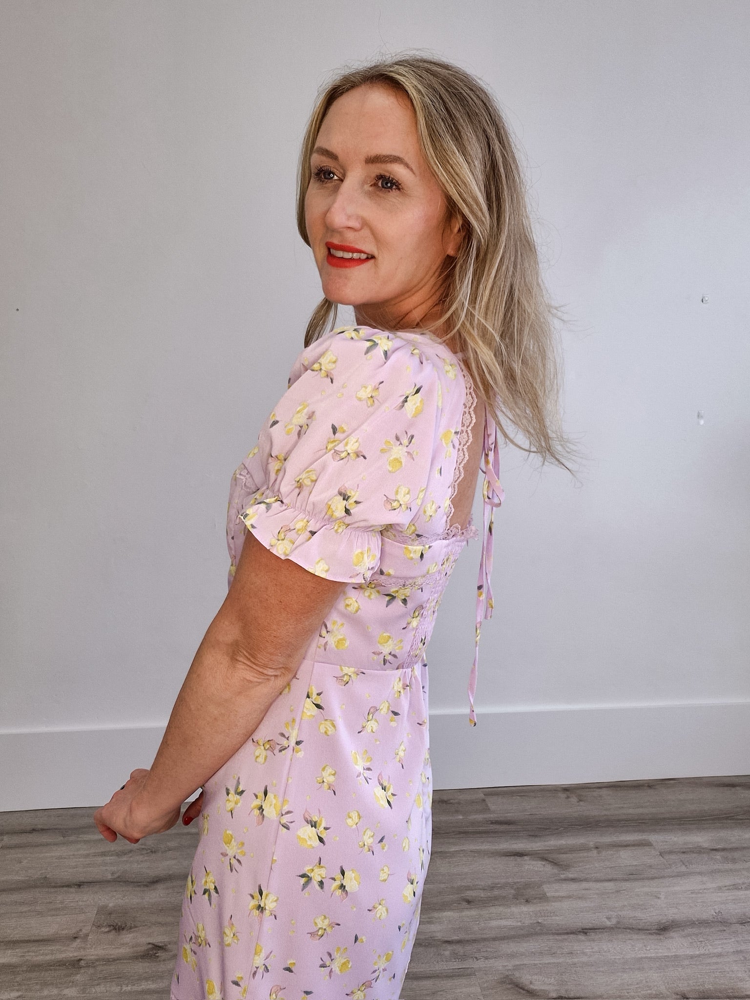 Melissa Dress - Lilac-dress- Hometown Style HTS, women's in store and online boutique located in Ingersoll, Ontario