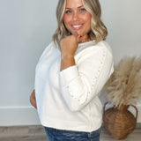 Betty Pullover - Chalk-Sweater- Hometown Style HTS, women's in store and online boutique located in Ingersoll, Ontario