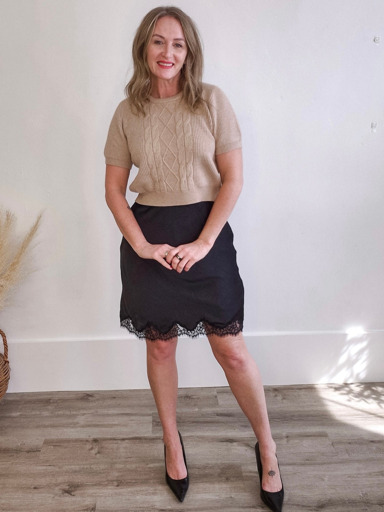 Abby Sweater - Beige-sweater- Hometown Style HTS, women's in store and online boutique located in Ingersoll, Ontario